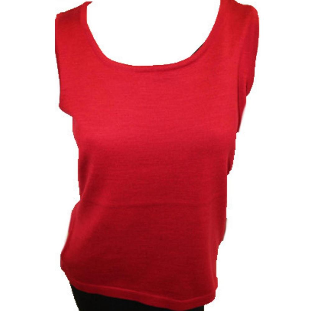 NEW ANGEL bra friendly tank top in red